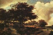 HOBBEMA, Meyndert Landscape sf oil